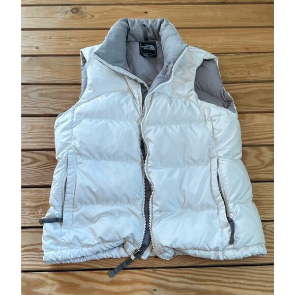 The North Face Jackets & Blazers - The North Face Nuptse 700 Fill Down Puffer Vest Size Small Women’s White